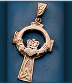Medium Claddagh Cross