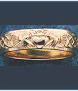 Claddagh Wedding Band (5mm)
