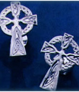 Celtic Cross Studs