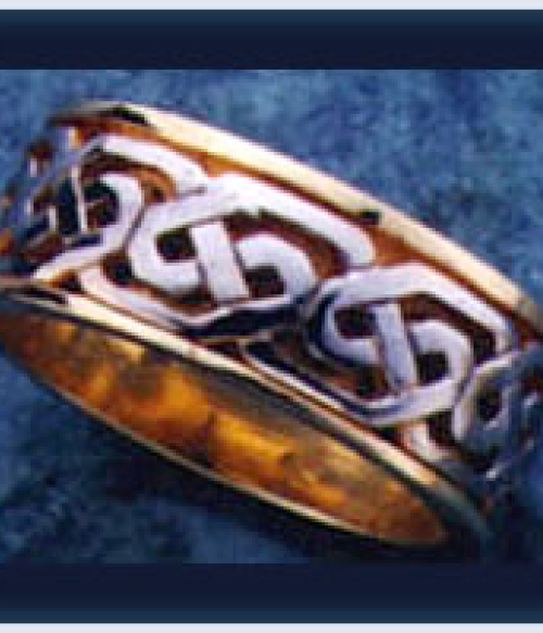 Phil Knot Solid Two Tone Ring Phil Knot Solid Two Tone Ring