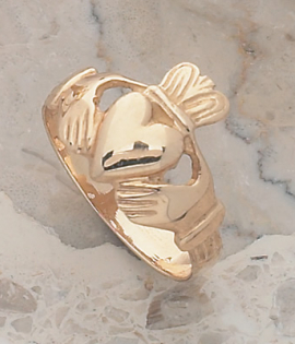 Gents Tall Claddagh Ring