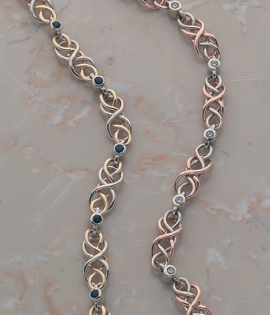 Two Toned Celtic Knot Bracelet