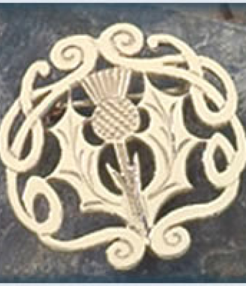 Celtic Thistle Brooch Celtic Thistle Brooch