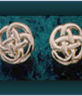 Celtic Knot Stud Earrings