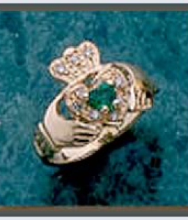 Cluster Claddagh Ring
