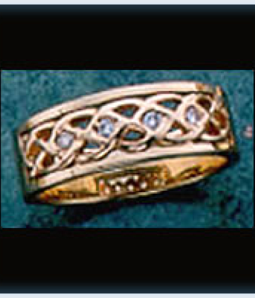 Diamond M Knot Ring Diamond M Knot Ring