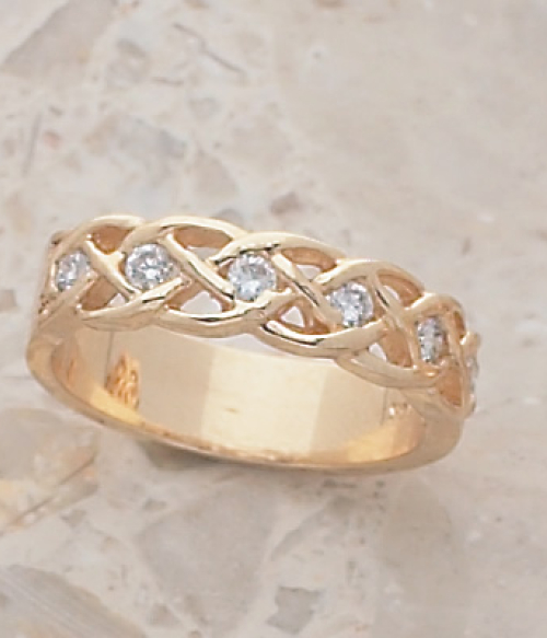 Marsha's 4 Diamond Band Ring