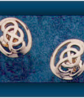 Oval Knot Studs